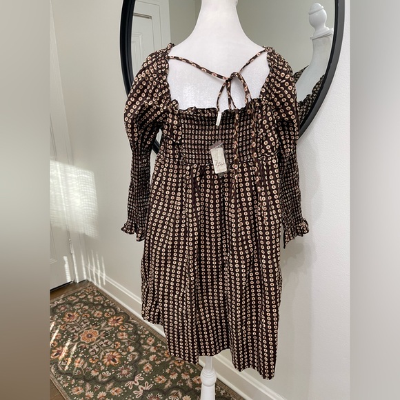 NWT Free People STAR DIP MINI DRESS - size medium - Picture 6 of 8